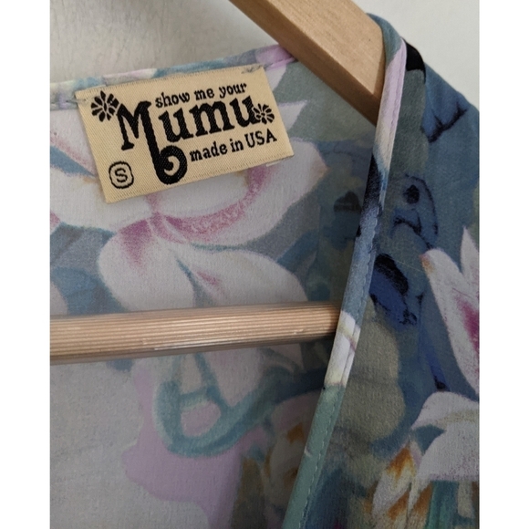 Show Me Your Mumu Rainey Mini Dress in Water Lily - Picture 6 of 9